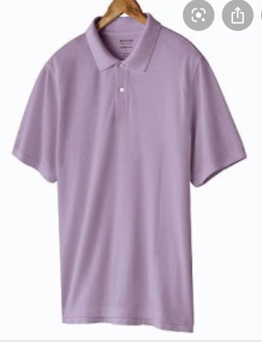 Sonoma Purple Polo Shirt Classic Piqué Knit